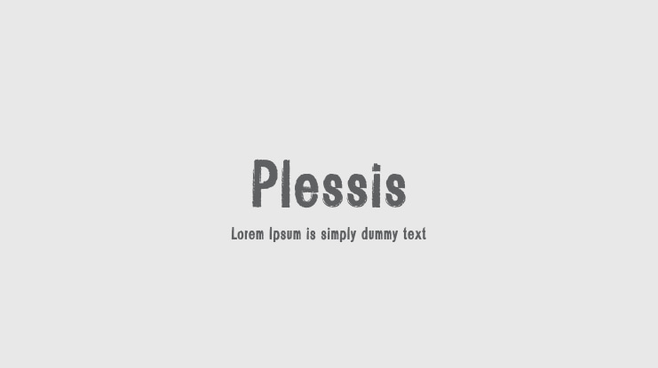 Plessis Font