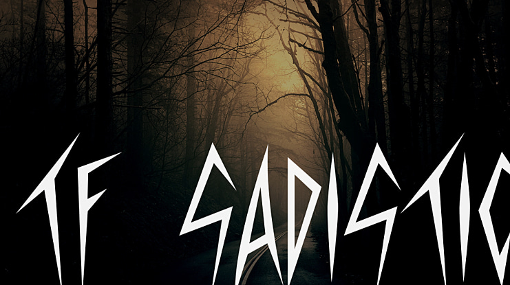 TF Sadistic Font