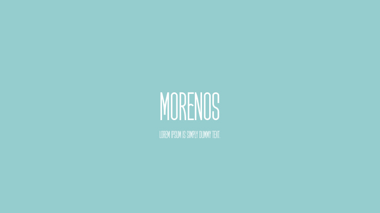 Morenos Font