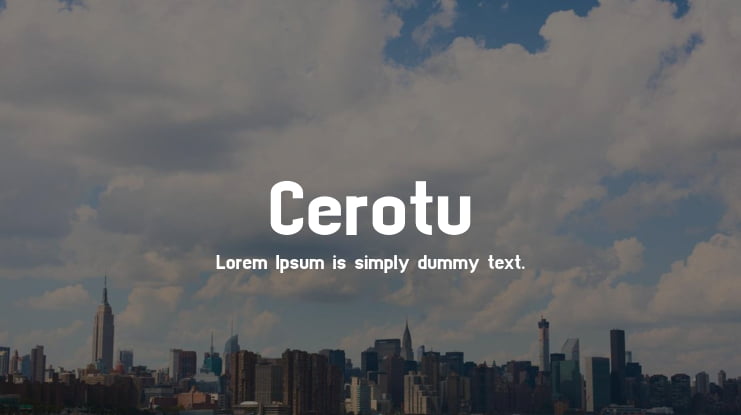 Cerotu Font