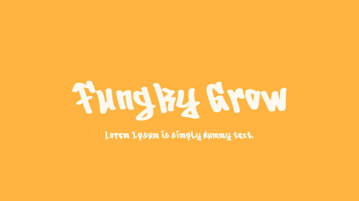 Fungky Grow Font