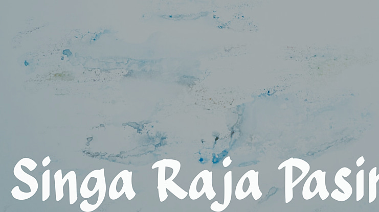 Singa Raja Pasir Font