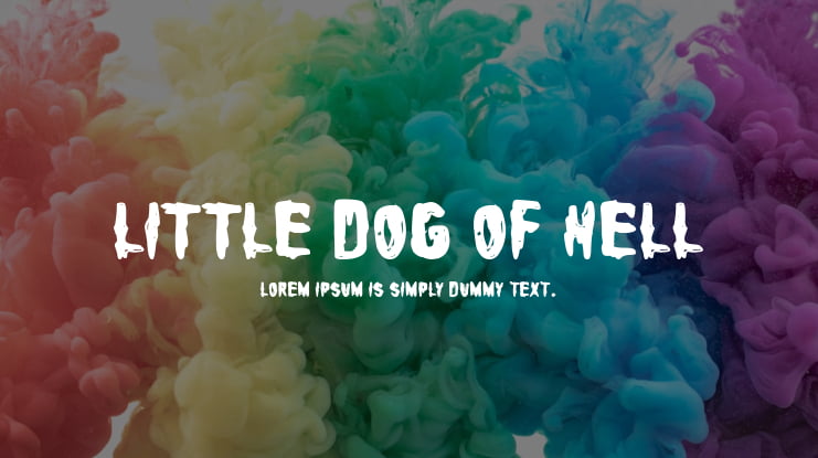 Little Dog of Hell Font