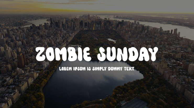 Zombie Sunday Font