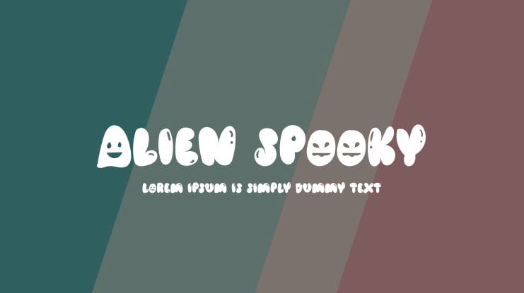 Alien Spooky Font