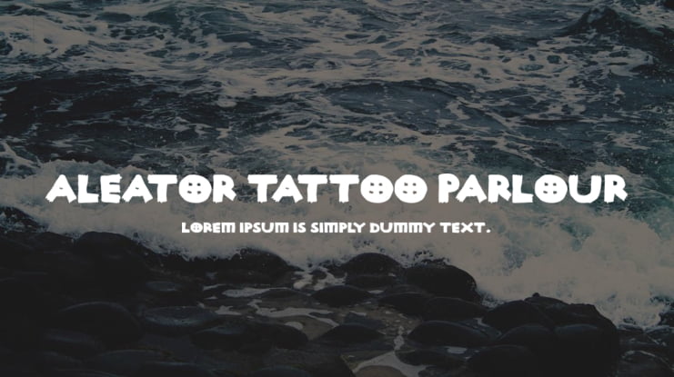 Aleator Tattoo Parlour Font