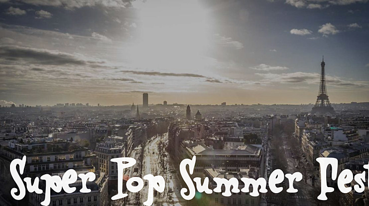 Super Pop Summer Fest Font