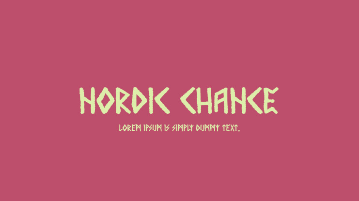 Nordic Chance Font