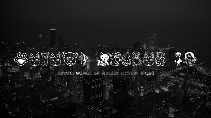 Sakabe Animal 01 Font