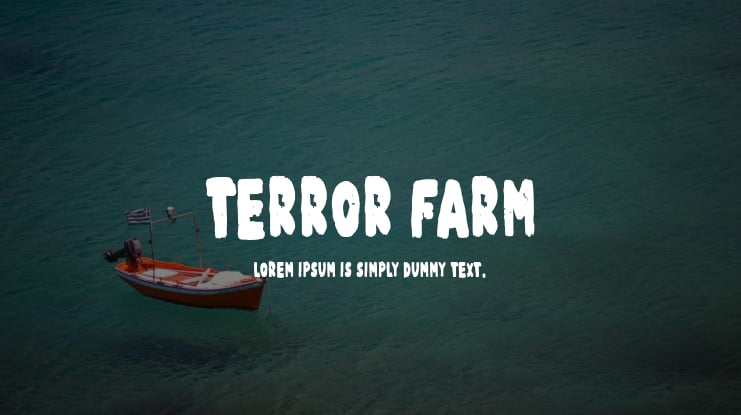 Terror Farm Font