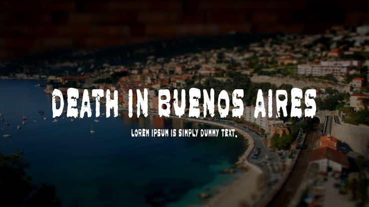 Death in Buenos Aires Font