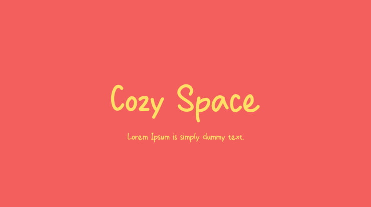 Cozy Space Font