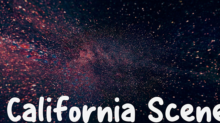 California Scene Font