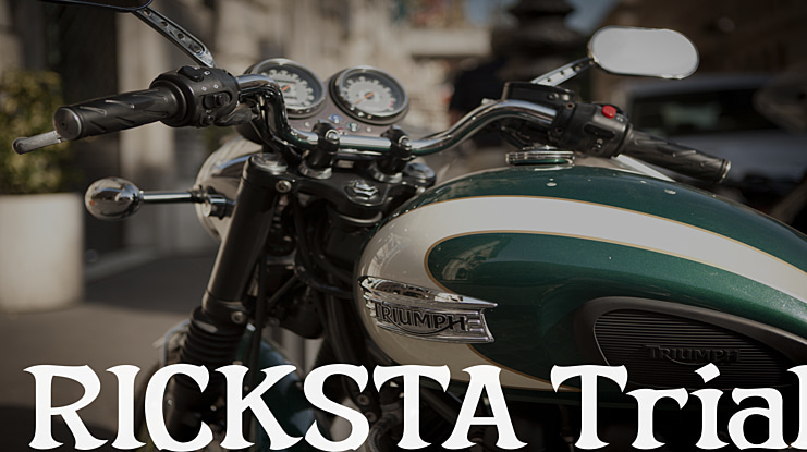 RICKSTA Trial Font