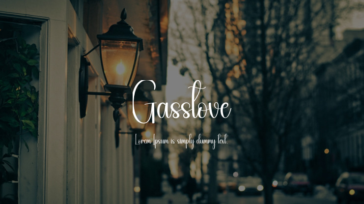 Gasstove Font