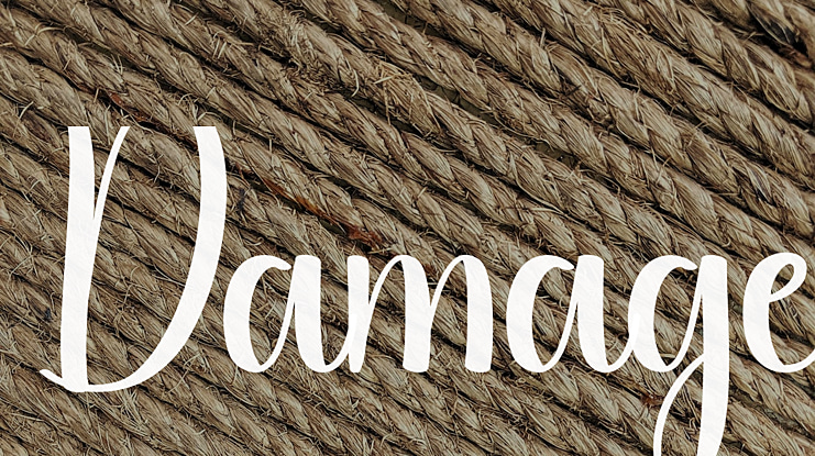 Damage Font