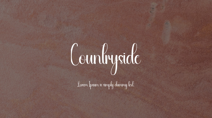 Countryside Font