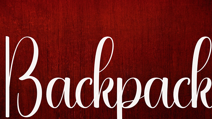 Backpack Font
