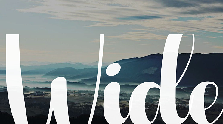 Wide Font