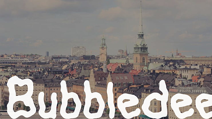 Bubbledee Font