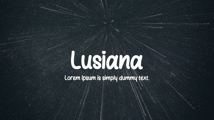 Lusiana Font