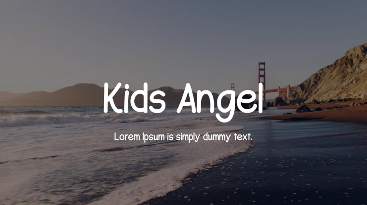 Kids Angel Font