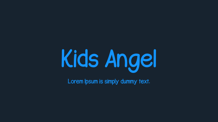 Kids Angel Font