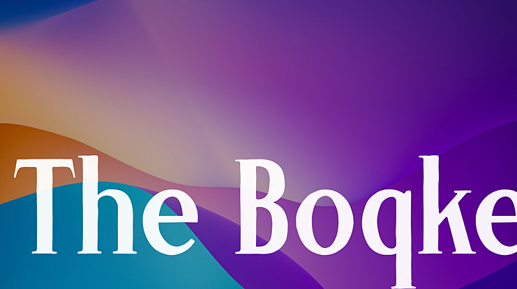 The Boqke Font