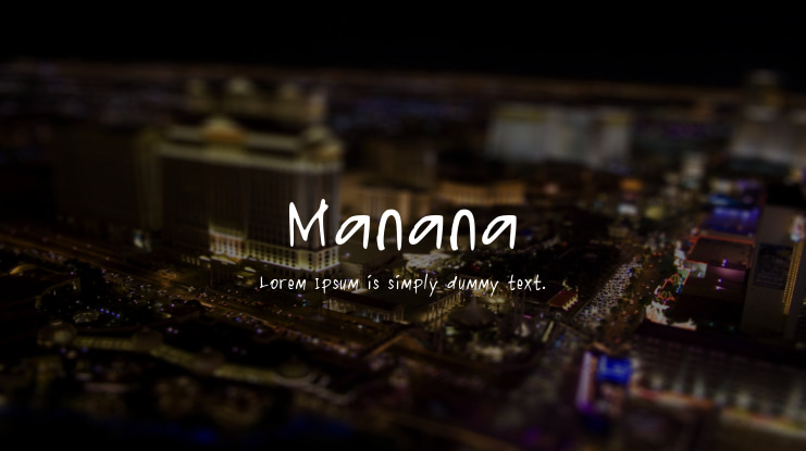 Manana Font
