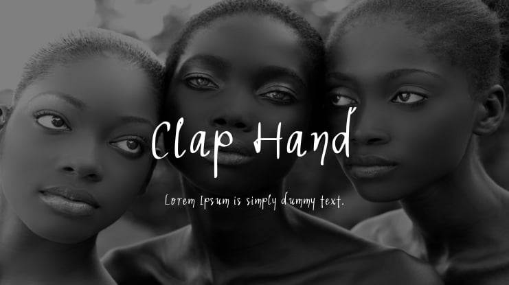Clap Hand Font