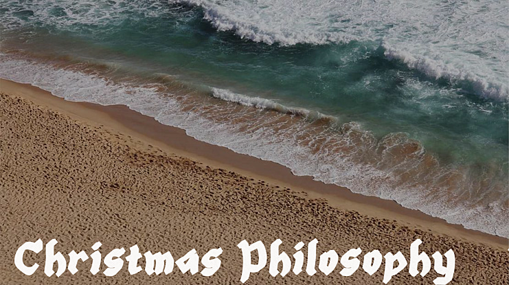 Christmas Philosophy - 1 Font