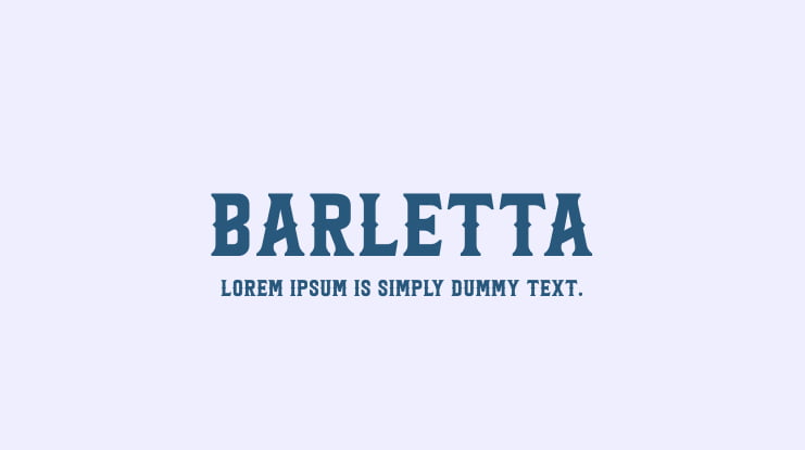 Barletta Font Family