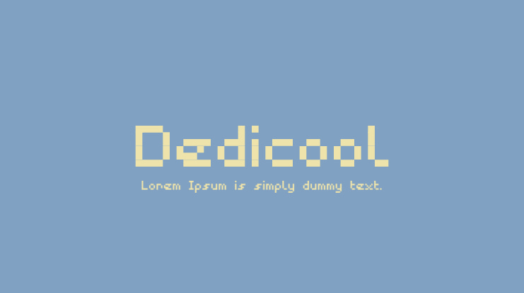 Dedicool Font