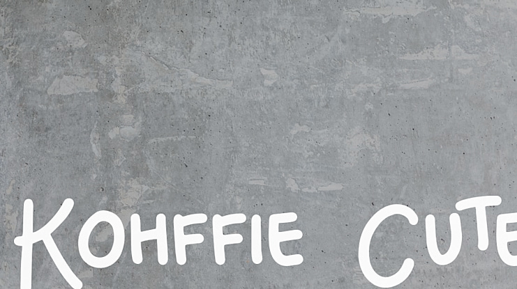 Kohffie Cute Font