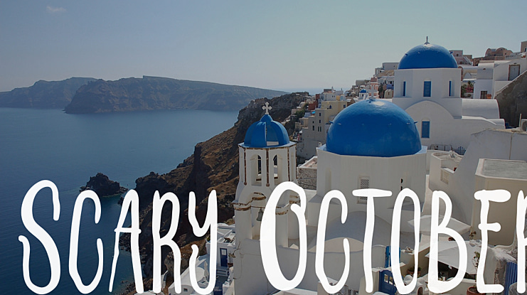 Scary October Font