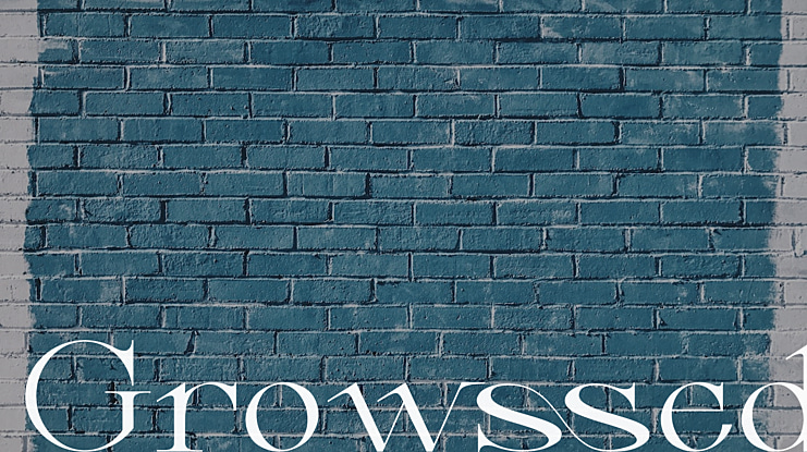 Growssed Font