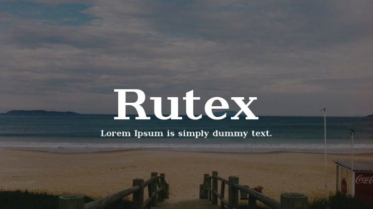 Rutex Font