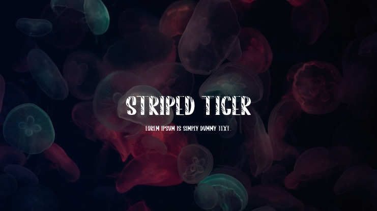 Striped Tiger Font