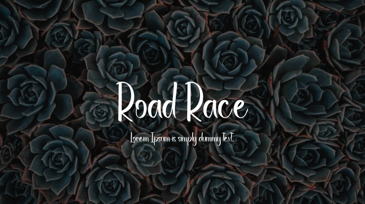 Road Race Font