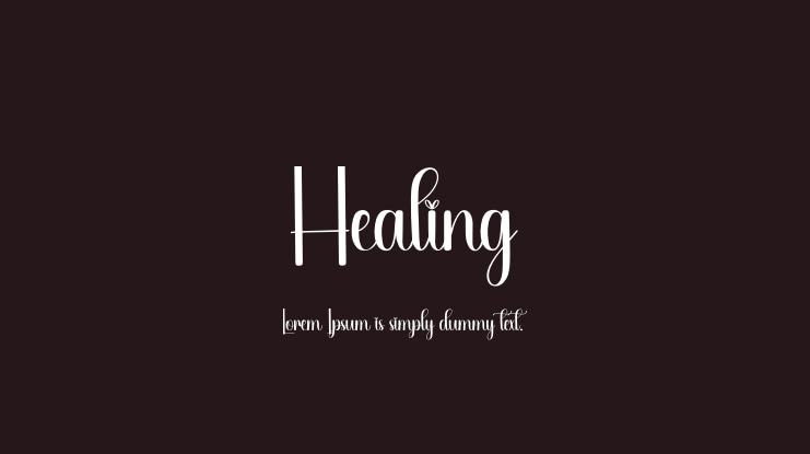 Healing Font