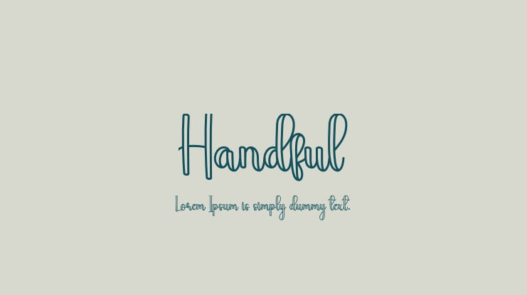 Handful Font