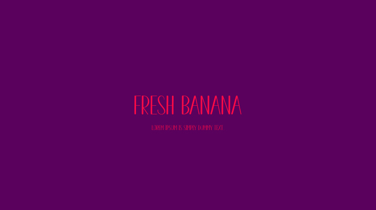 Fresh Banana Font