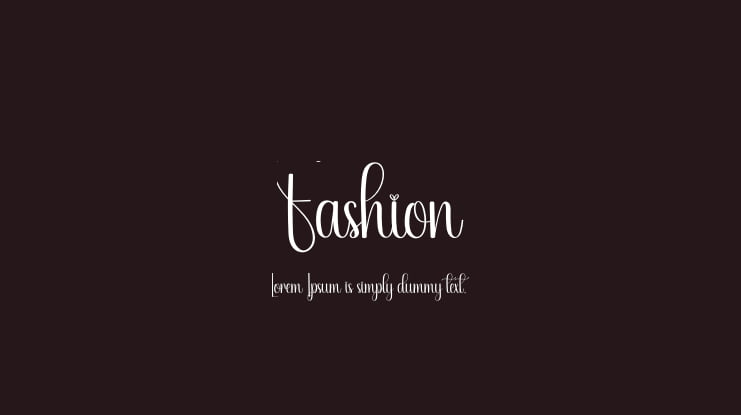 Fashion Font