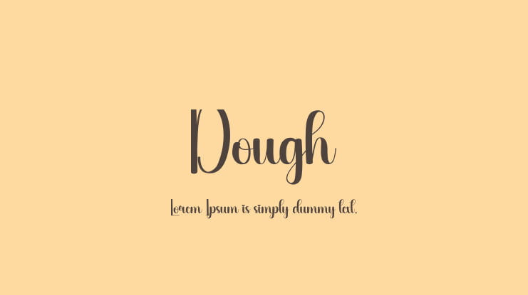Dough Font