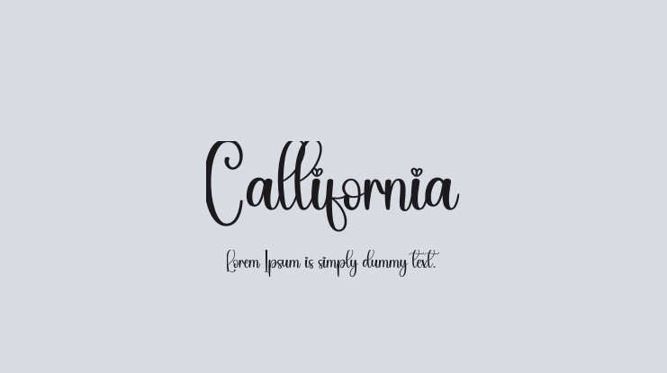 Callifornia Font