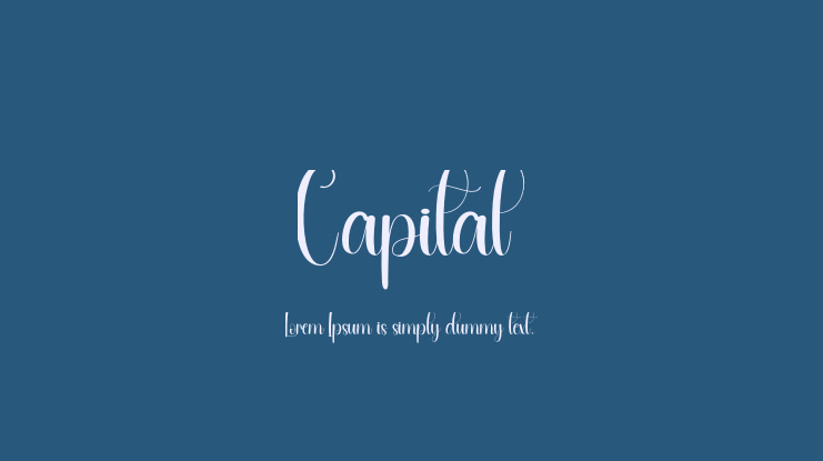 Capital Font