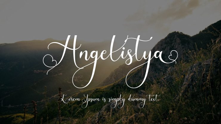 Angelistya Font