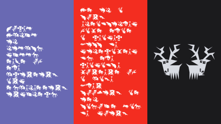 Animalia Scissored Font