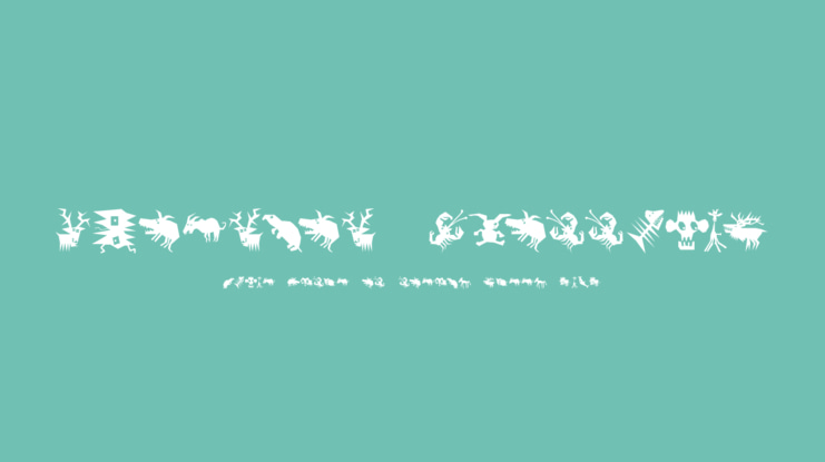 Animalia Scissored Font