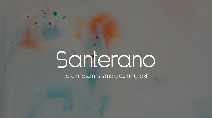 Santerano Font